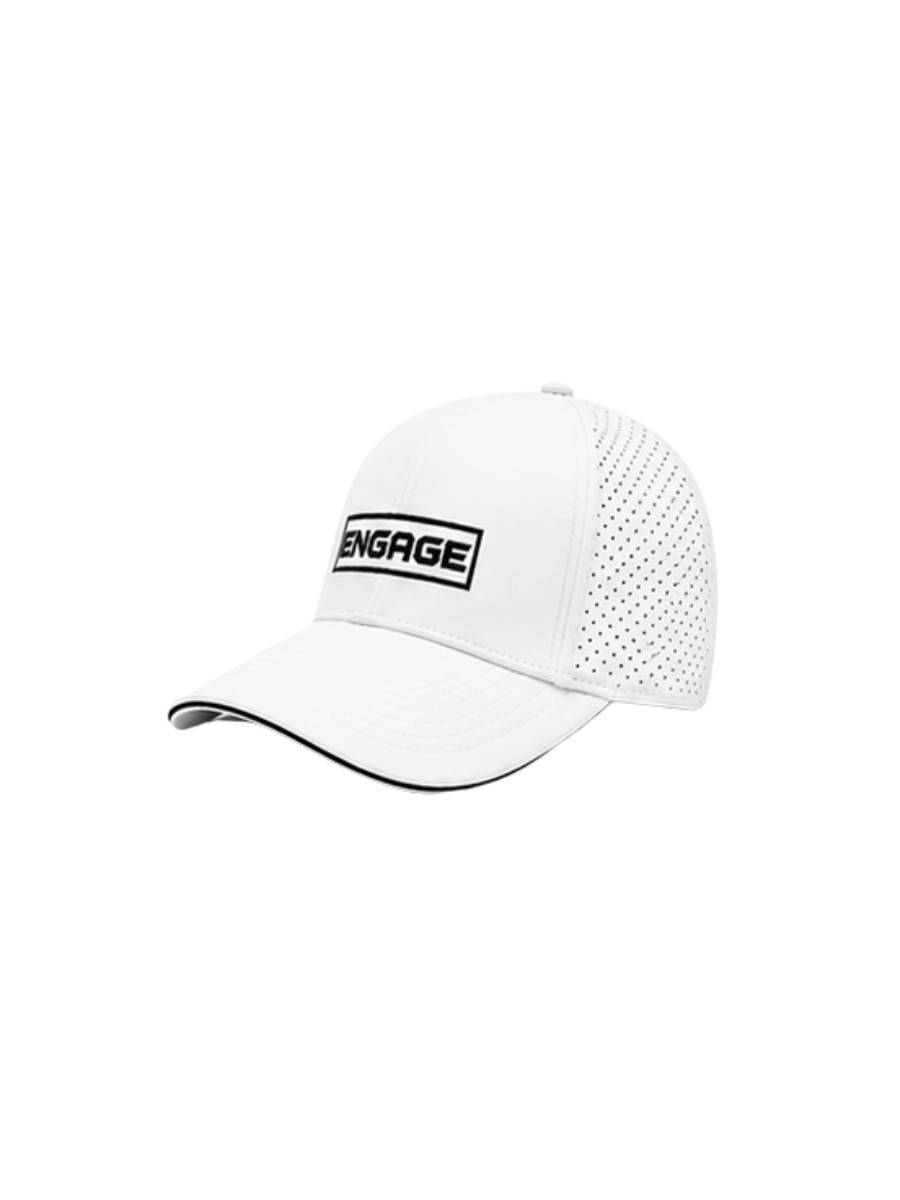 NEW. Engage Half Mesh Embroidery Hat