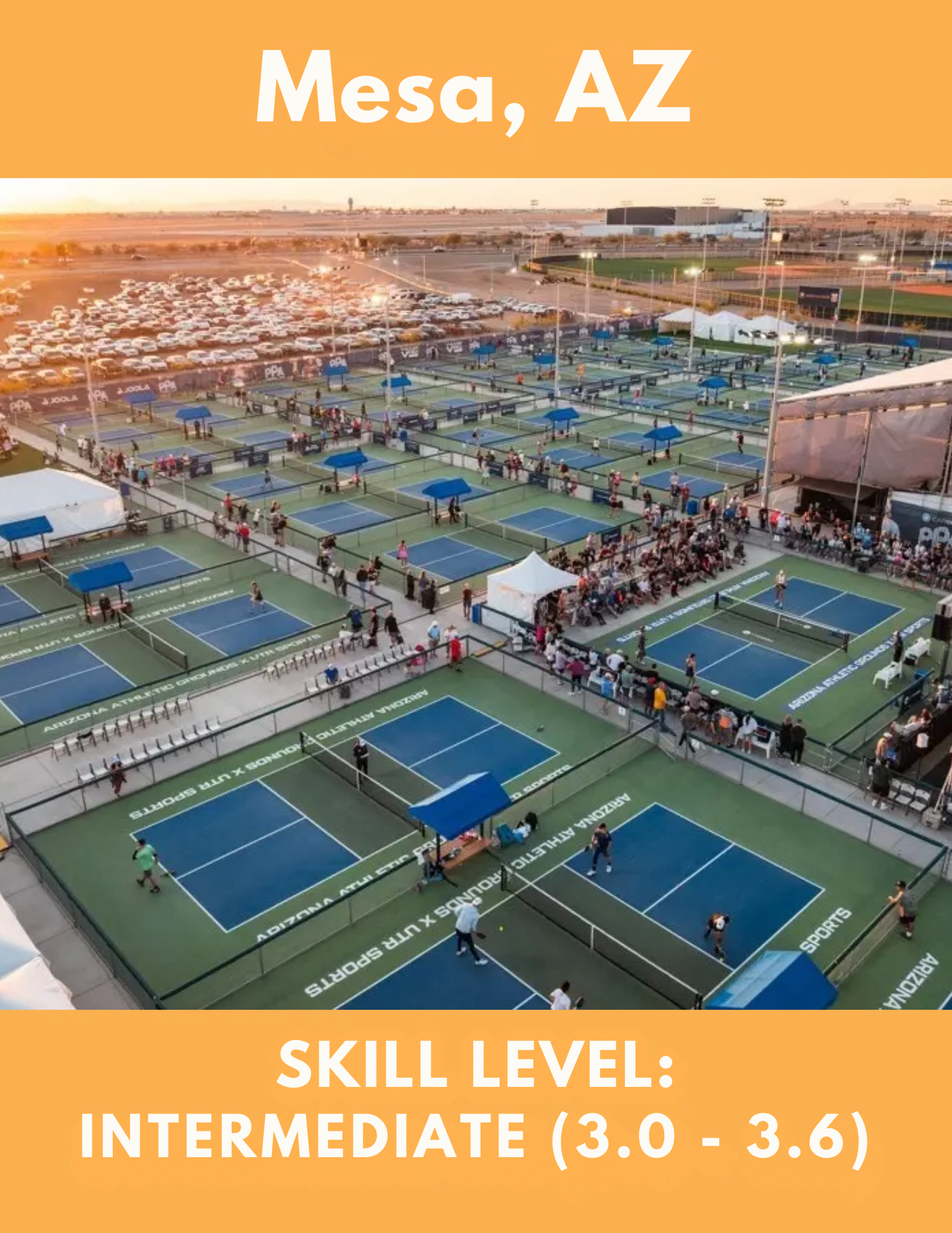 November 21-22, 2026 (Mesa, AZ) Skill levels 3.0-3.6 (Intermediate)