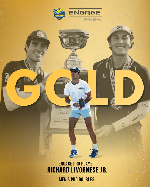 Gold at Nationals: Engage Pro Richard Livornese Jr. Triumphs in Men's Pro Doubles!