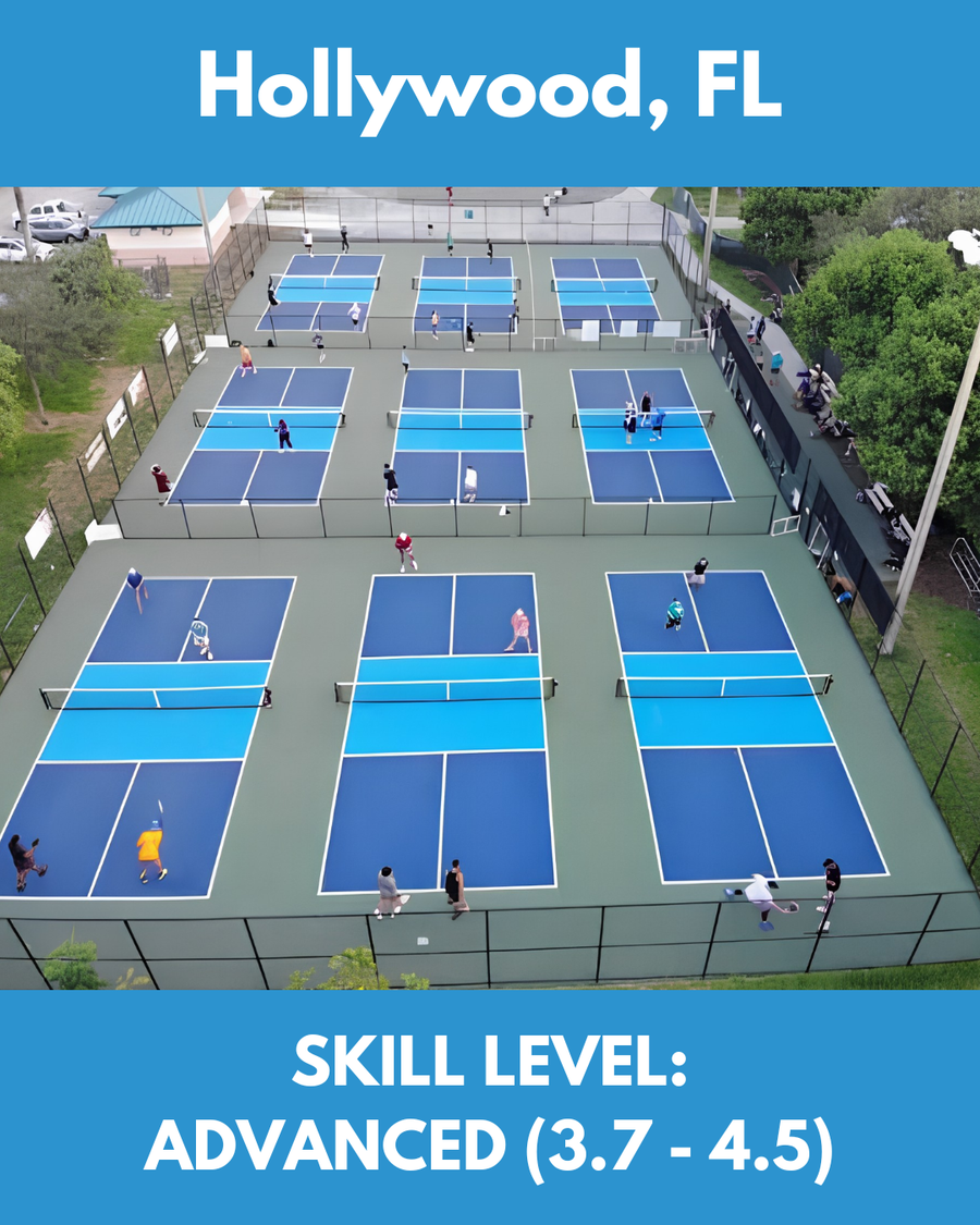 January 30-31, 2027 (Hollywood, FL)   Skill levels 3.7-4.5 (Advanced)