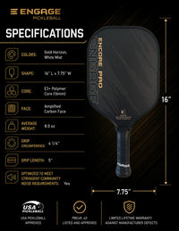 NEW. Encore Pro - 4th Generation Graphics | True Carbon Fiber Skin
