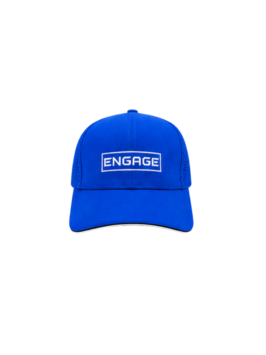 NEW. Engage Half Mesh Embroidery Hat