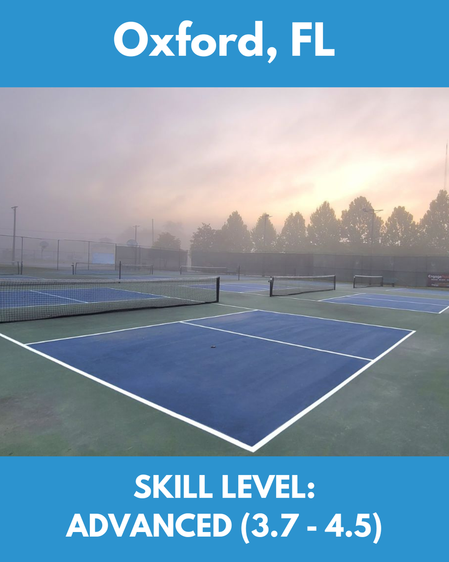 December 19-20, 2026 (Oxford, FL)   Skill levels 3.7-4.5 (Advanced)