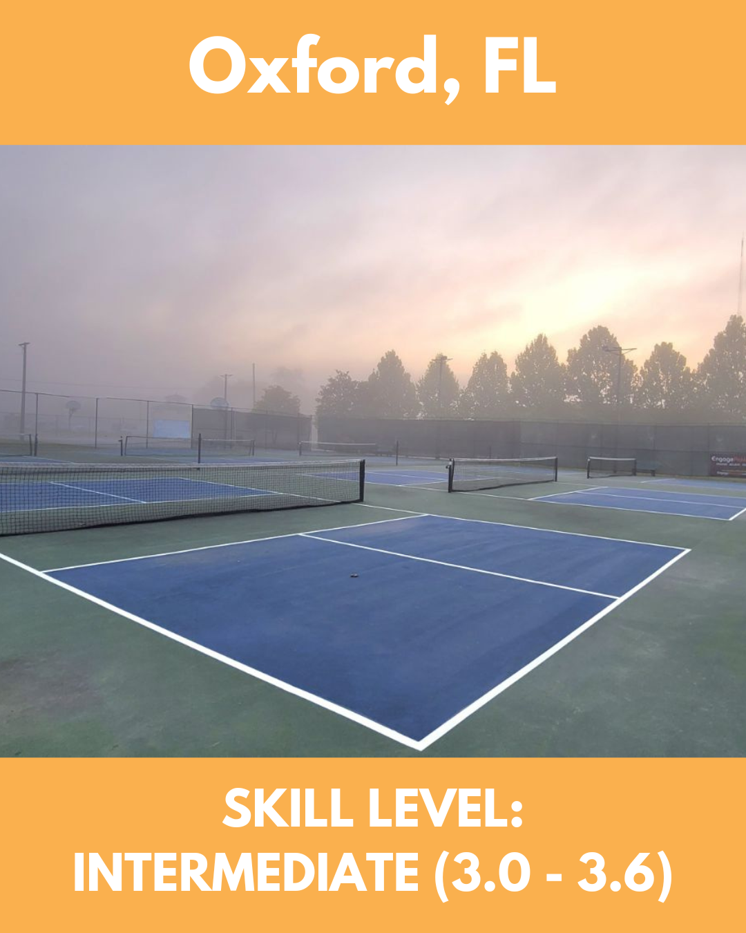 December 19-20, 2026 (Oxford, FL)   Skill levels 3.0-3.6 (Intermediate)