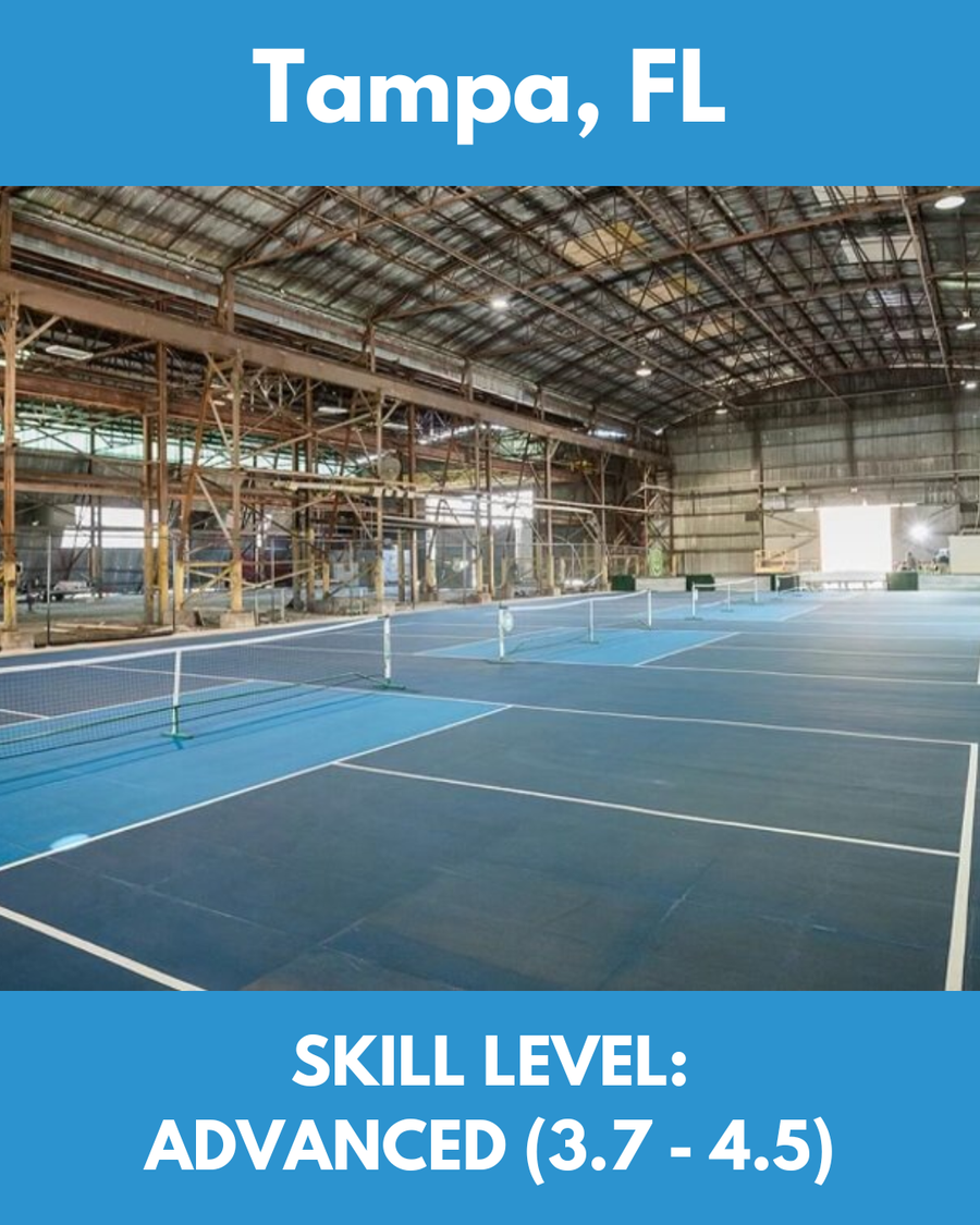 March 13-14, 2027 (Tampa, FL) Skill levels 3.7-4.5 (Advanced)